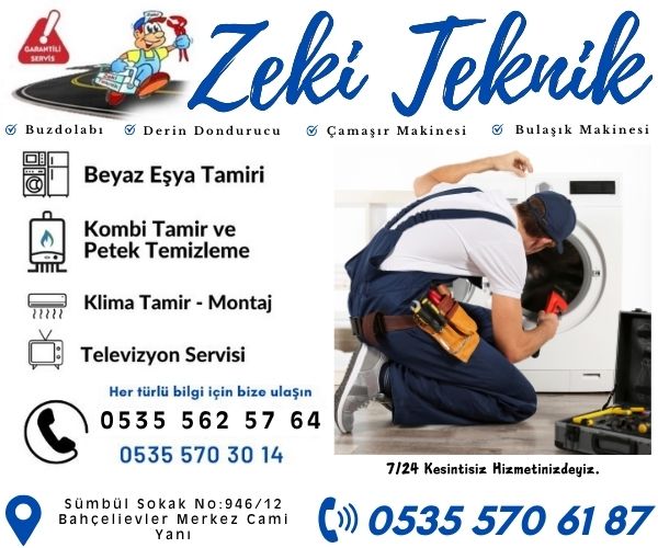 Bahçelievler Beyaz Eşya Servisi